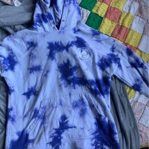 Woman’s tie dye empire hoodie worn twice